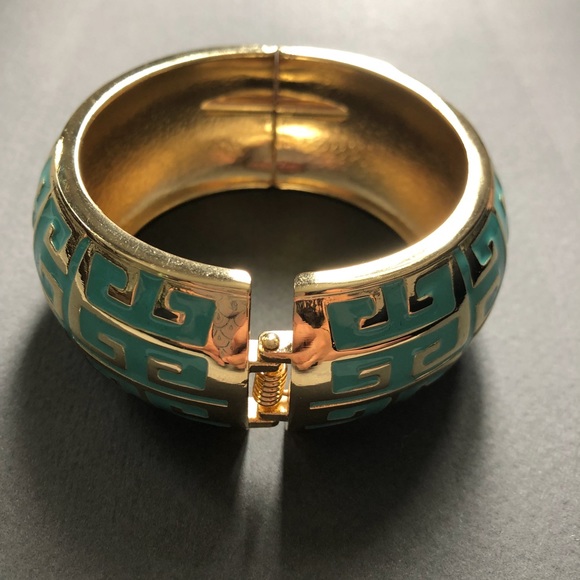 LAST CHANCE 🔴 NWOT Gold & Turquoise Bangle - Picture 6 of 8